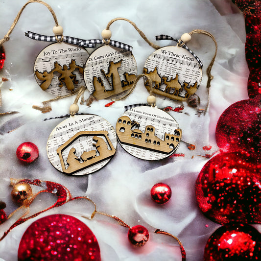 Christmas Carol Ornaments