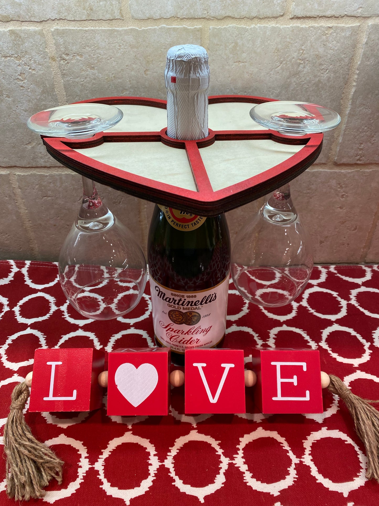 Valentines Drink and snack tray