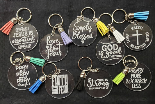 Acrylic Keychains-Faith